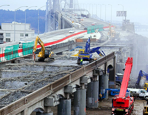 I-80 West Approach to the San Francisco - Oakland Bay Bridge - San Francisco, CA
